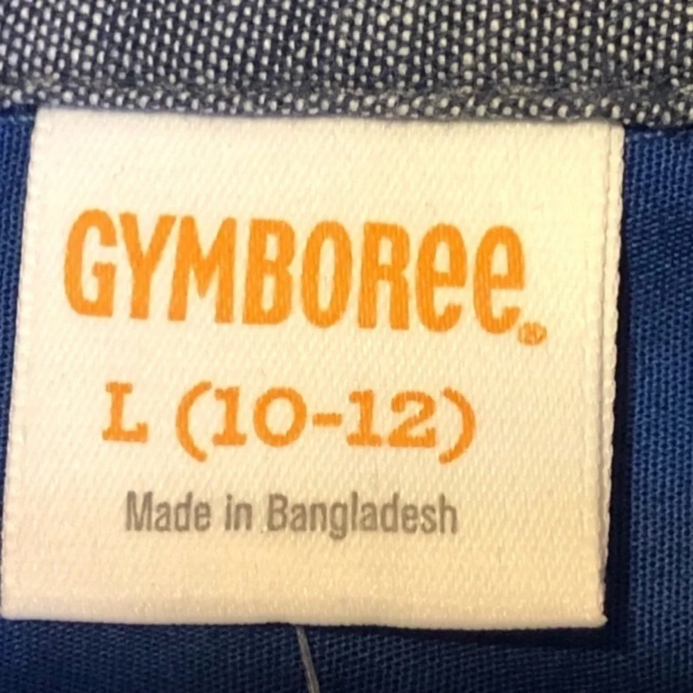 Gymboree Boys Casual Dress Shirt Size L (10-12)